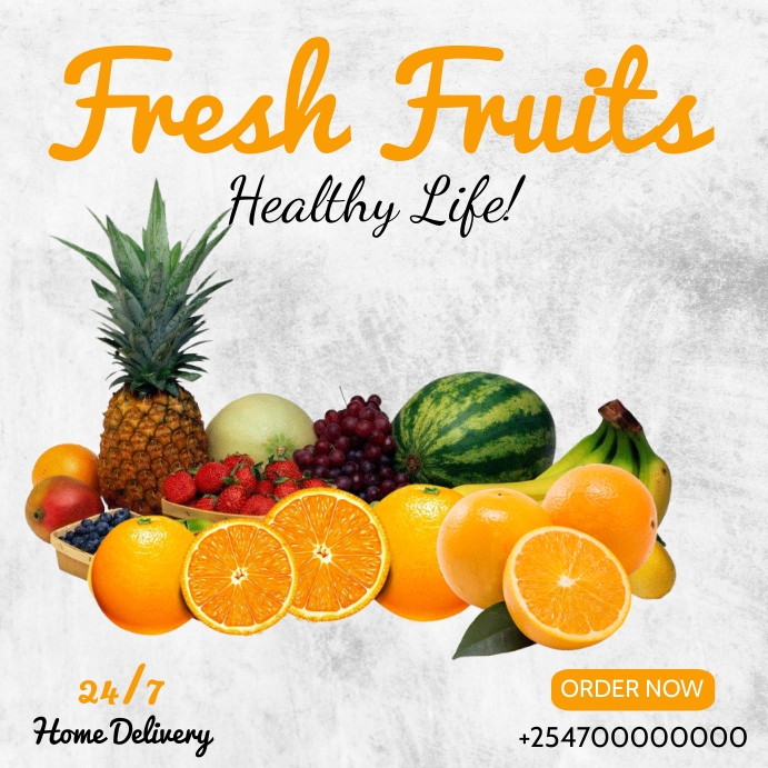 Fruits poster Template | PosterMyWall