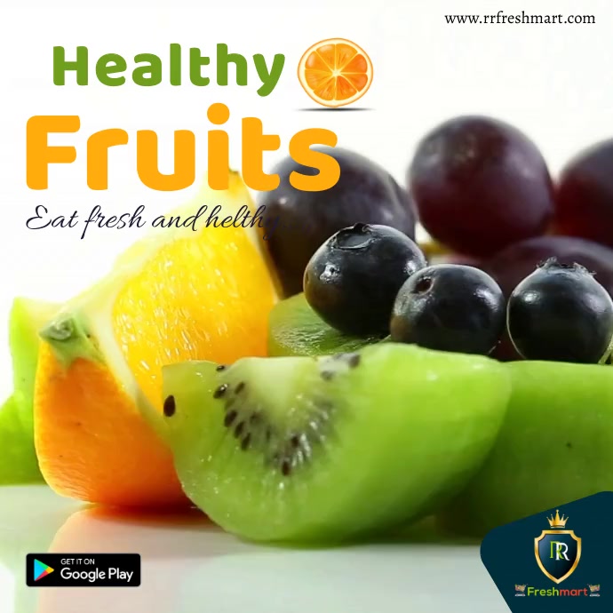 Copy of fruits video | PosterMyWall