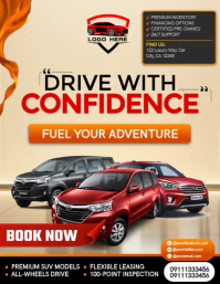 Fuel Your Adventure SUV Promo 传单(美国信函) template