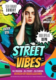 Fulcolor Ladies Party street vibes edition A4 template