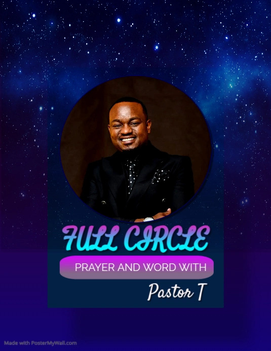 Full Circle Prayer and Word Template | PosterMyWall