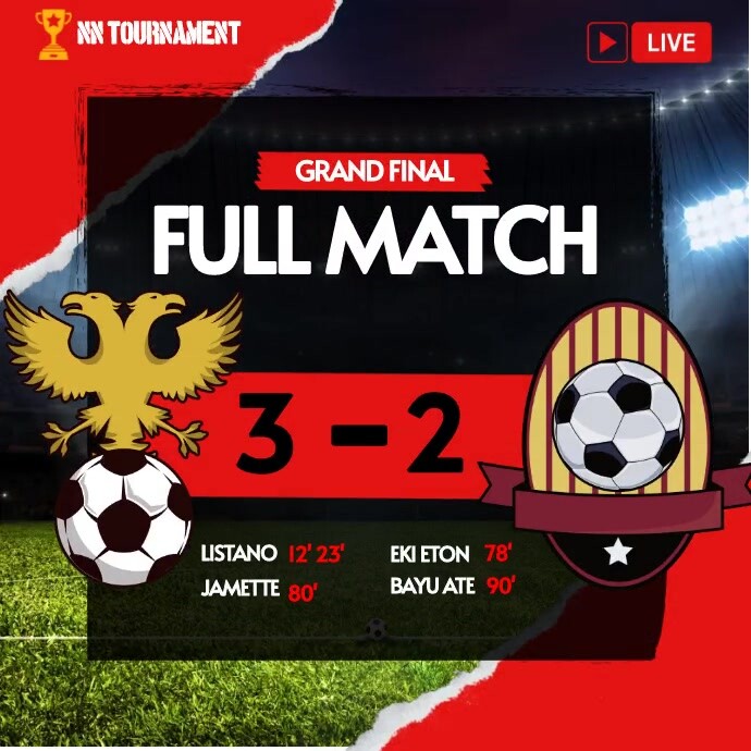 Fastmatch Template Full match Template | PosterMyWall