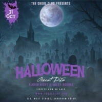 Azul Halloween Party Instagram Post Template