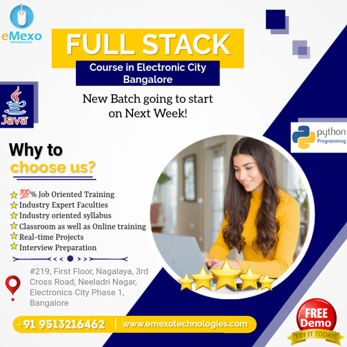 Copy of Full Stack Certification Course | PosterMyWall