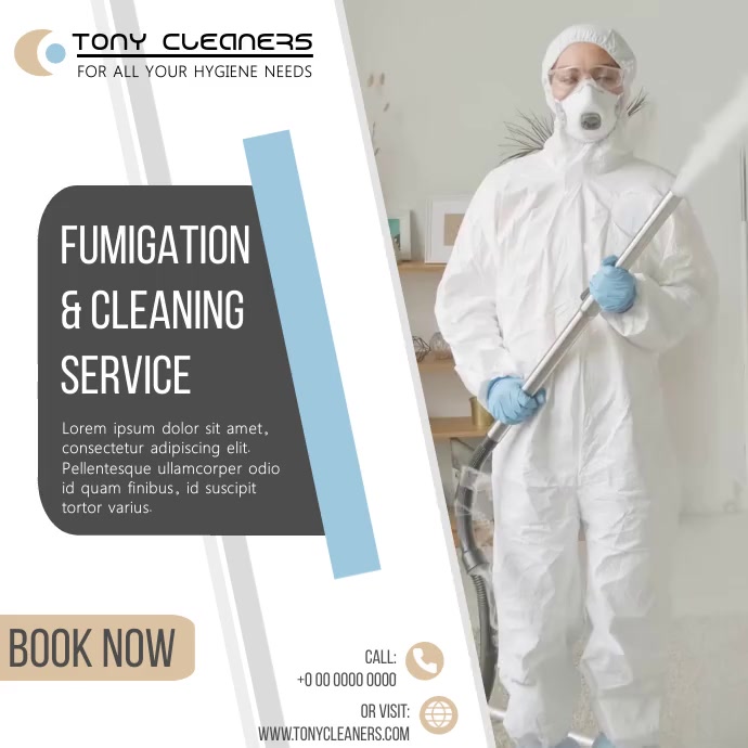 Copy of FUMIGATION AND CLEANING SERVICES | PosterMyWall