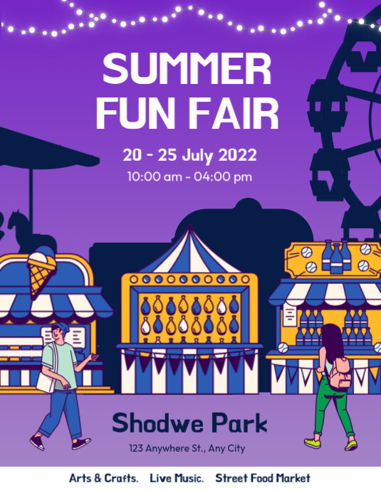 fun fair template | PosterMyWall