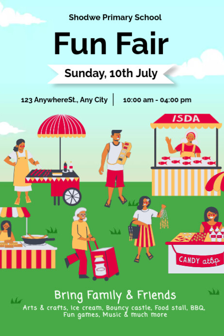 fun fair template | PosterMyWall