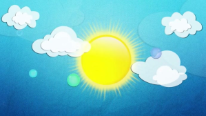 fun Kids virtual zoom background Ecrã digital (16:9) template