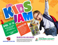 fun little kids summer jam Ulotka (US Letter) template