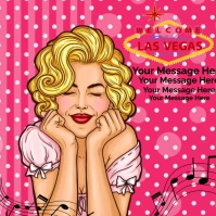 Fun Music Vector Instagram-bericht template