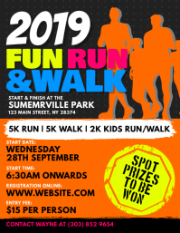 980 Fun Run Customizable Design Templates Postermywall