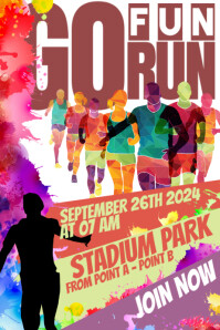 Visual Fun Run Report FUN RUN Template | PosterMyWall