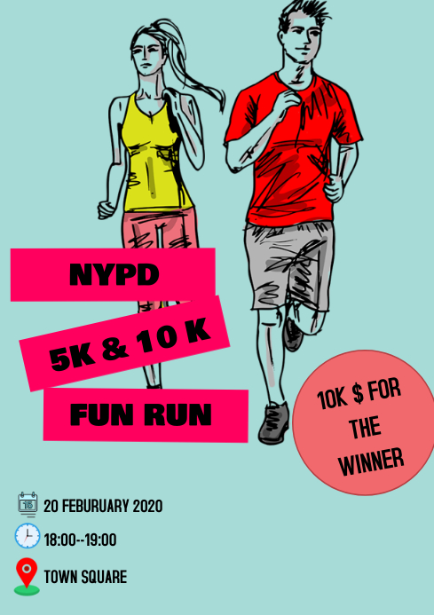Program Layout Fun Run Copy of FUN RUN | PosterMyWall
