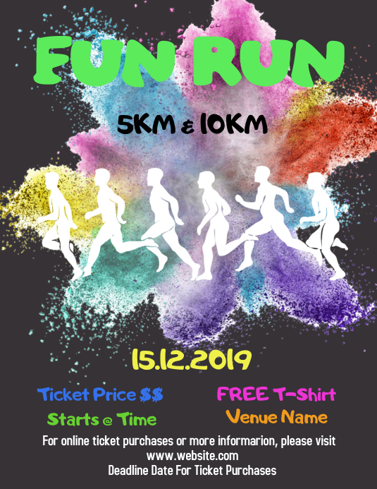 Fun run Template | PosterMyWall