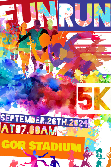 FUN RUN Template | PosterMyWall