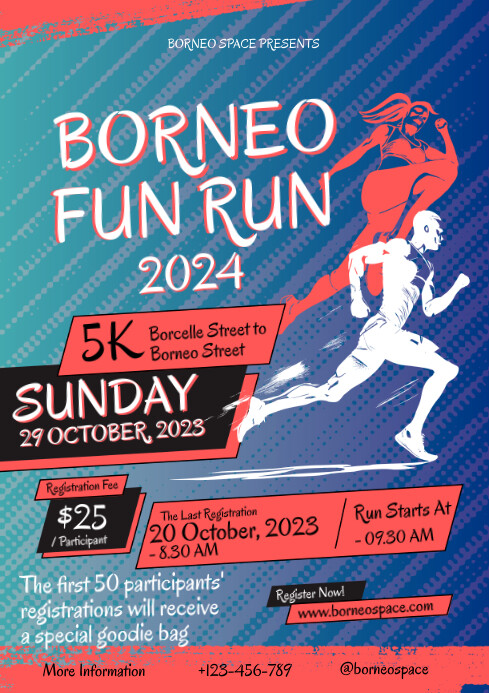 Fun Run Flyer Template | PosterMyWall