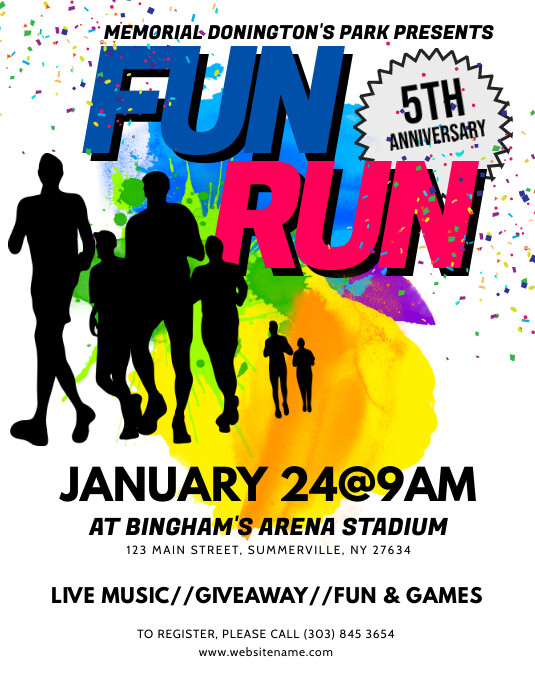 Fun Run Flyer Template | PosterMyWall