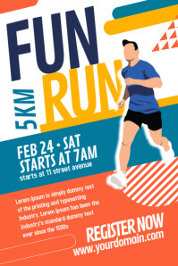 520 Run Walk Customizable Design Templates Postermywall