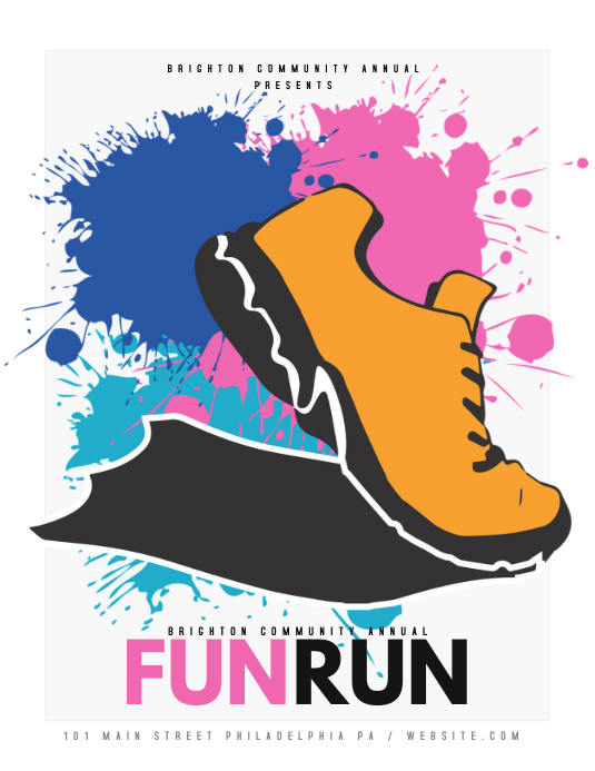 Fun Run Route Design Fun run Template | PosterMyWall