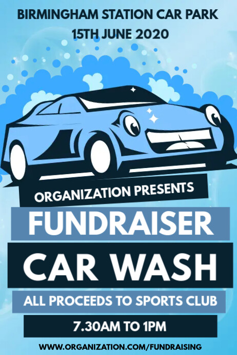 Dynamic Car Wash Fundraiser Poster Ideas View Concept Dynamic Car Wash Fundraiser Poster Ideas View Concept