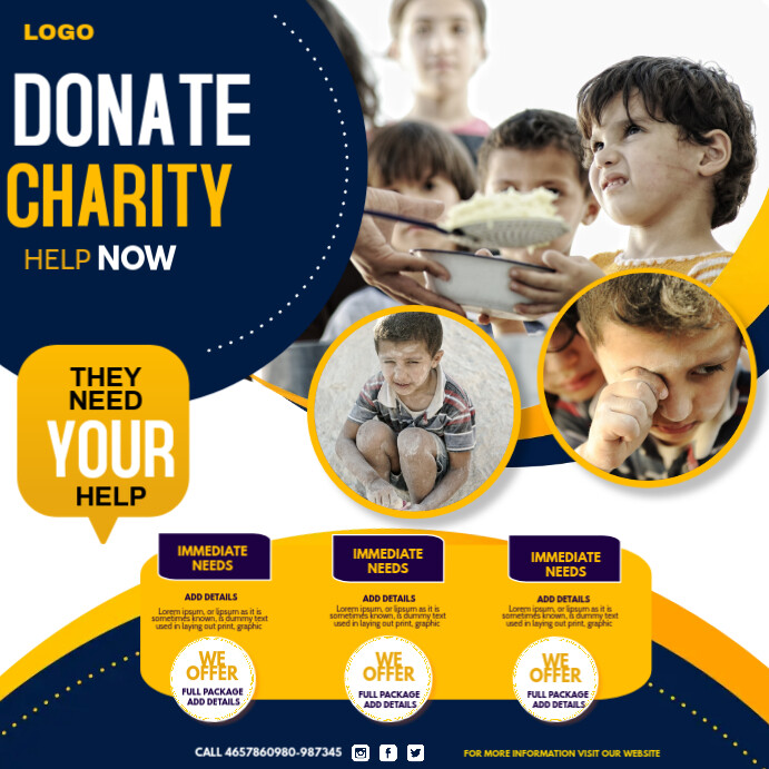 fundraiser Template PosterMyWall