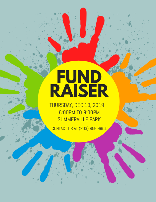 Fundraiser Event Flyer Template | PosterMyWall