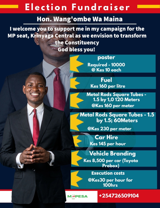Fundraiser Poster Template | PosterMyWall