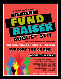 fundraiser Flyer (US Letter) template