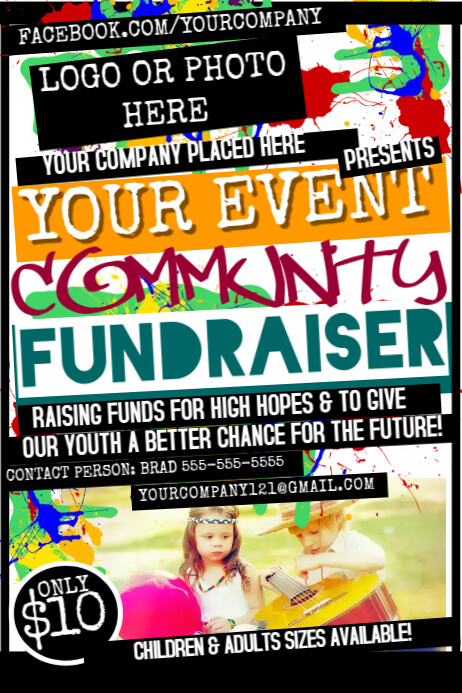 Fundraiser Template | PosterMyWall