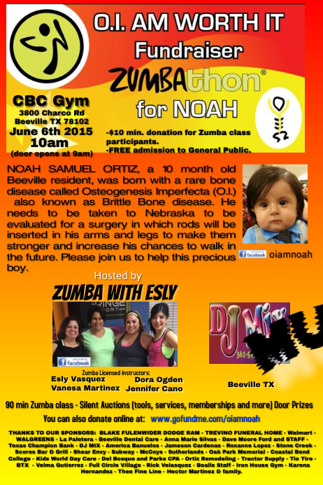 Fundraiser Zumbathon Template Postermywall Fundraiser Zumbathon Template Postermywall
