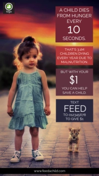 Fundraising Ads Instagram Story template