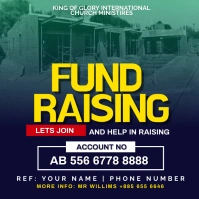 Fundraising Instagram-bericht template
