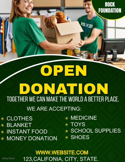Fundraiser Example Header Fundraising design template | PosterMyWall
