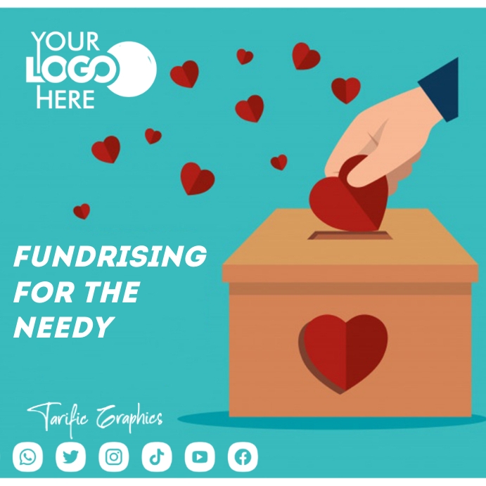 Fundraiser Post Example fundraising Template | PosterMyWall