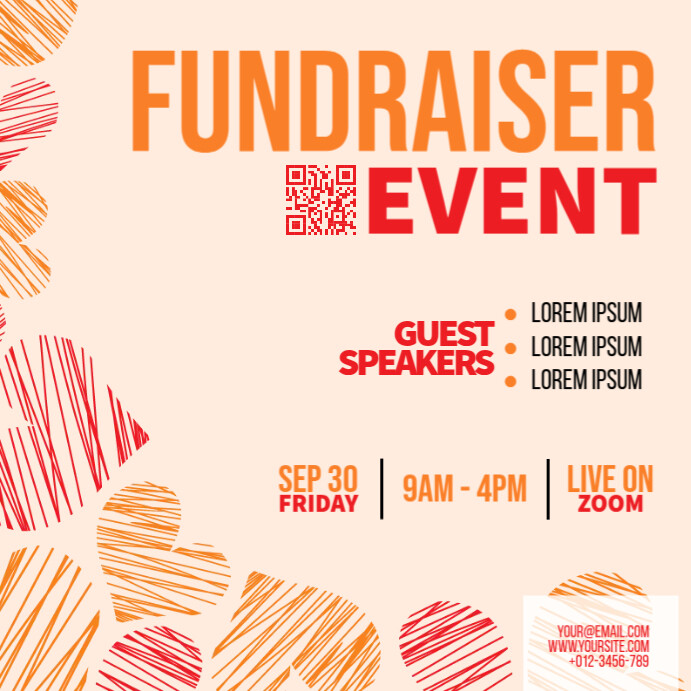 Fundraising Event Ads Template | PosterMyWall