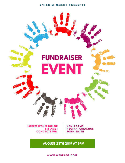 Fundraising event Flyer Template PosterMyWall