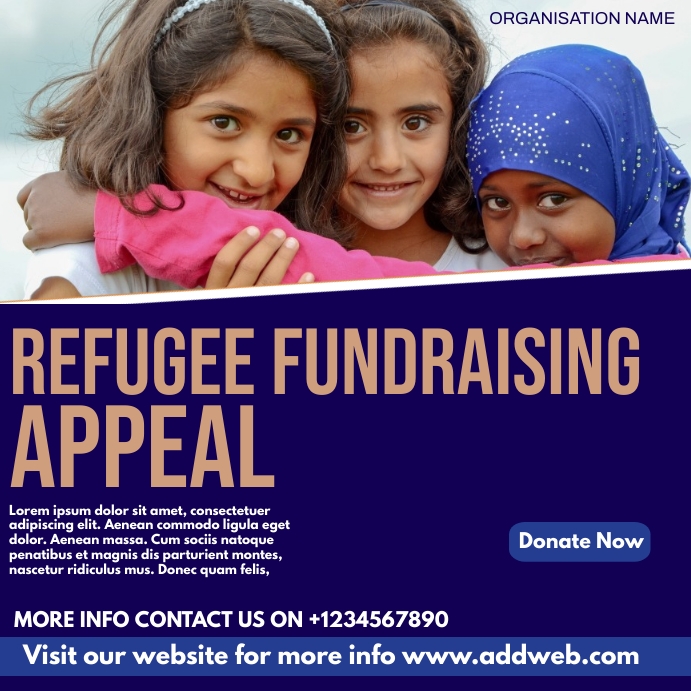 Fundraiser Post Example FUNDRAISING FLYER Template | PosterMyWall