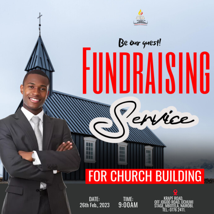 fundraising for church building Template PosterMyWall
