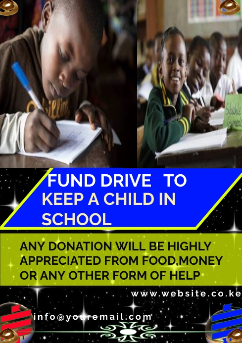 fundraising help a help Template | PosterMyWall