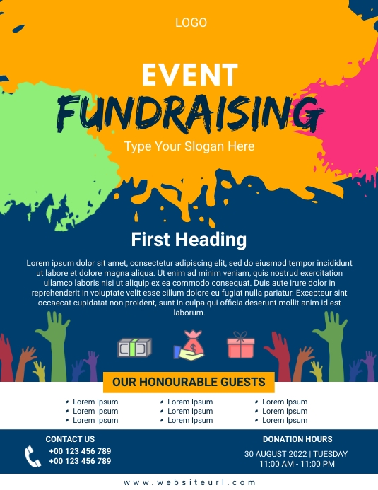 Copy of Fundraising Poster | PosterMyWall