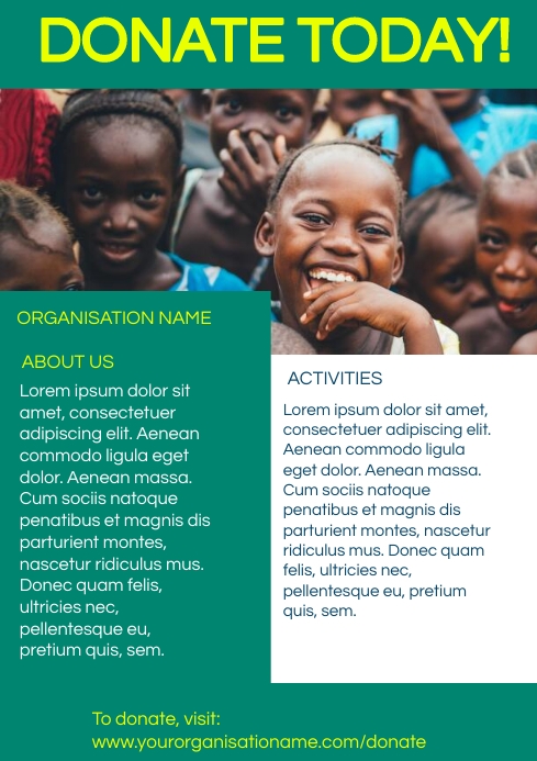 fundraising poster Template | PosterMyWall