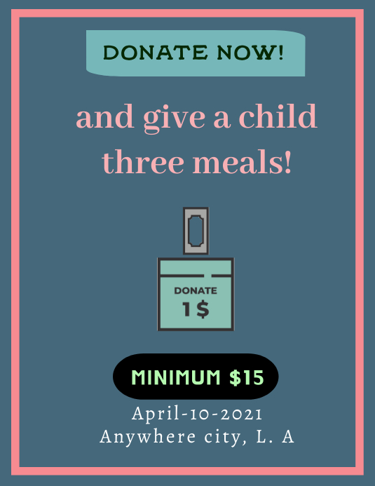 Fundraising poster Template | PosterMyWall