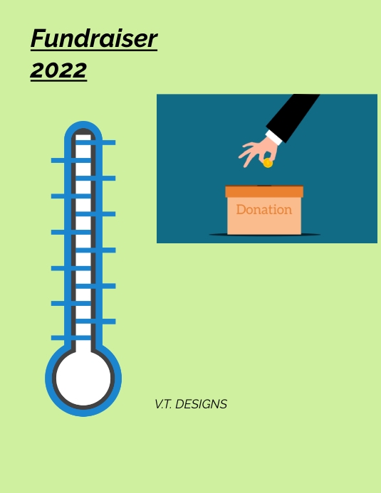 Fundraising poster Template | PosterMyWall