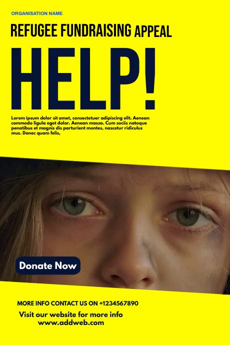 Fundraising poster Template | PosterMyWall