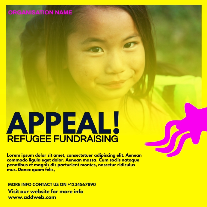 Fundraiser Post Example fundraising template | PosterMyWall