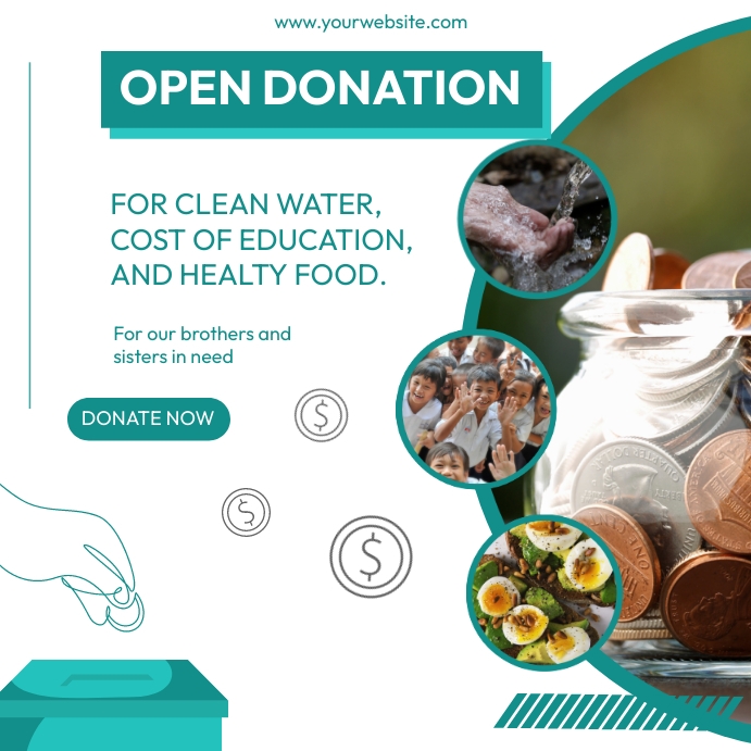 fundraising template | PosterMyWall