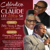 Funeral Announcement Square (1:1) template