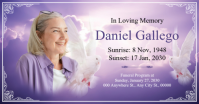 Funeral Announcement Facebook Post template