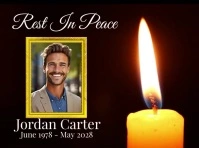 Funeral Burning Candle Poster presentation vi template