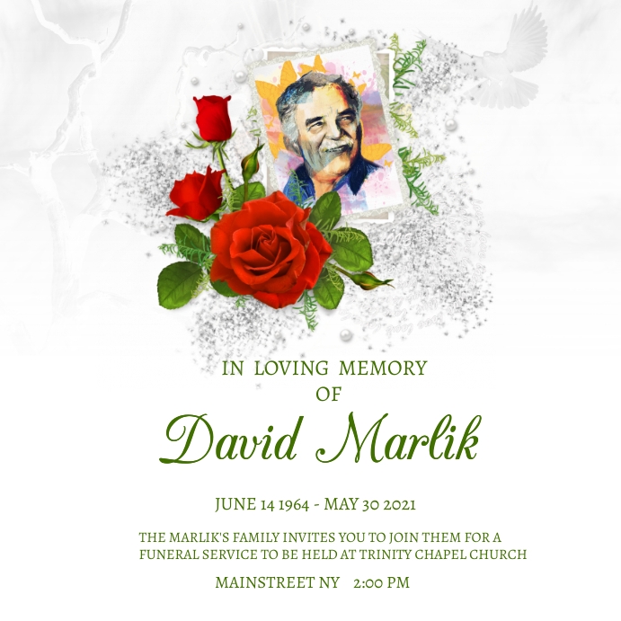 Funeral Header funeral Template | PosterMyWall